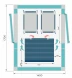 Камера шоковой заморозки Polair BCF 40.1.T2 inox (2 двери)